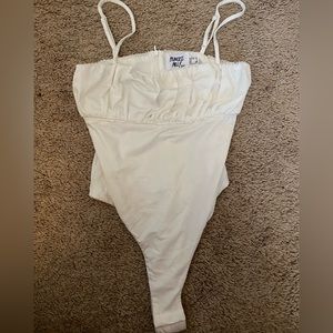 Princess Polly white bodysuit size 6